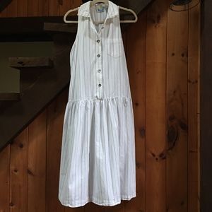 Avocado Sleeveless Pinstripe dress SIZE LARGE